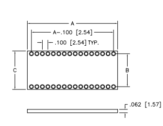 204系列層壓晶圓DIP插座ANDON 204系列層壓晶圓DIP插座ANDON