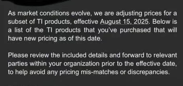 如何應(yīng)對(duì)TI德州儀器漲價(jià)30%?國(guó)產(chǎn)替代方案解析