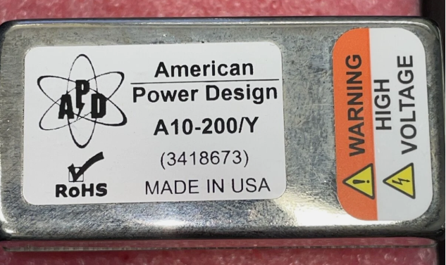 A10-200/Y American Power Design 10W高壓DC/DC轉換器120V